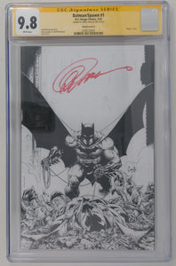 BATMAN/ SPAWN #1 SKETCH VARIANT A~ CGC 9.8 NM/MT ~ DC/IMAGE 2023 ~ SIGNED BY GREG CAPULLO