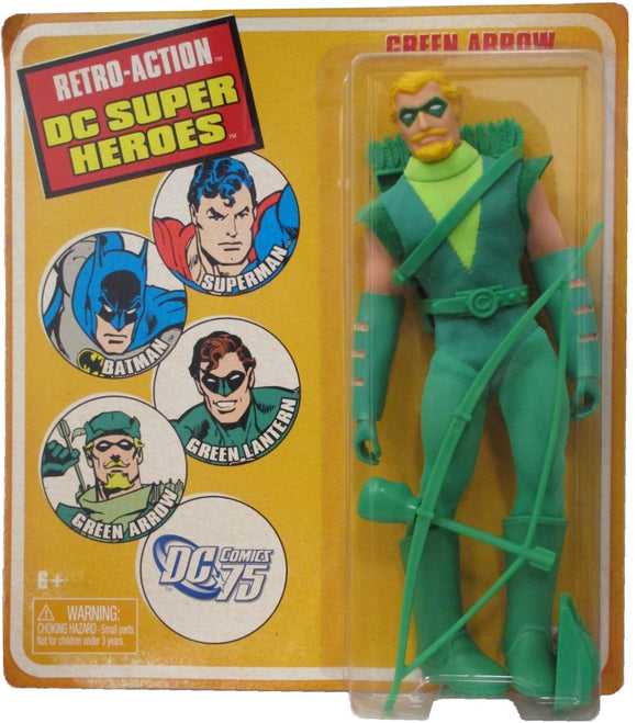 WORLDS GREATEST DC HEROES GREEN ARROW RETRO AF 8IN