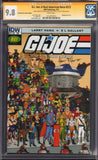 G.I. JOE: A REAL AMERICAN HERO #212 EC EXCLUSIVE VARIANT SIGNED BY ADAM RICHES CGC 9.8  SERPENTOR SKETCH