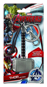 AVENGERS AGE OF ULTRON THOR HAMMER COLOR PEWTER KEYRING - Toys and Models