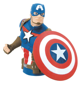 BANK MARVEL CAPTAIN AMERICA PVC BUST BANK  - Toys and Models