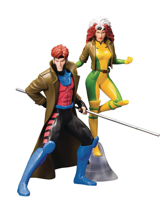 X-Men 92 Gambit & Rogue 2Pk Artfx+ Statue from KOTO INC. – Emerald