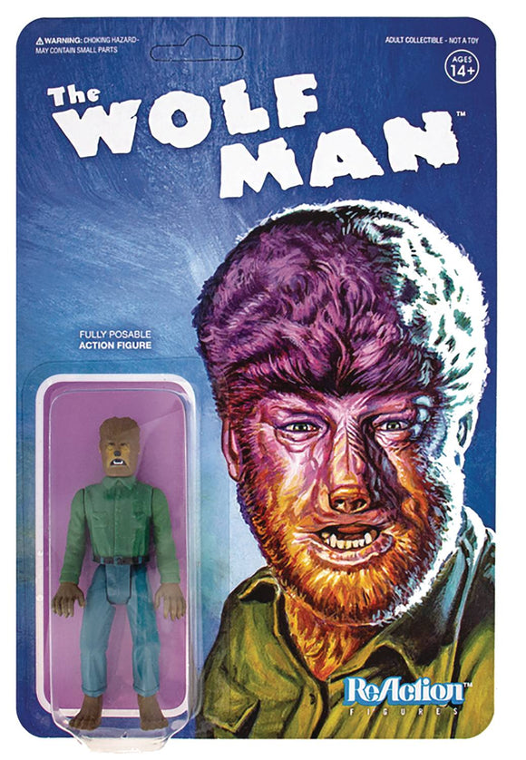 UNIVERSAL MONSTERS WOLFMAN REACTION FIG  - Toys and Models