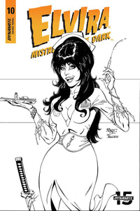 Elvira Mistress Of Dark #10 20 Copy Royle B&W Incv