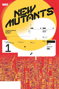 NEW MUTANTS #1 10 HICKMAN DESIGN VAR  DX - Comics