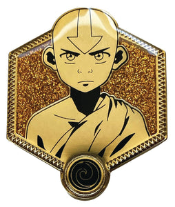 AVATAR THE LAST AIRBENDER GOLDEN AANG ENAMEL PIN  - Toys and Models