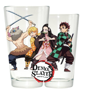 DEMON SLAYER CHARACTER CLEAR PINT GLASS  - Toys and Models