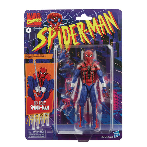 MARVEL LEGENDS RETRO NEW BEN REILLY SPIDER MAN AF - Toys and Models