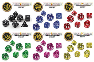 POWER RANGERS RPG: GAME DICE SET - PINK (7+COIN) - Games
