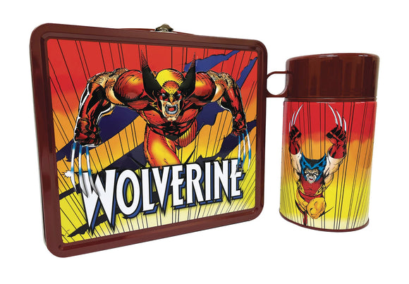 TIN TITANS MARVEL WOLVERINE PX LUNCHBOX & BEV CONTAINER  - Toys and Models