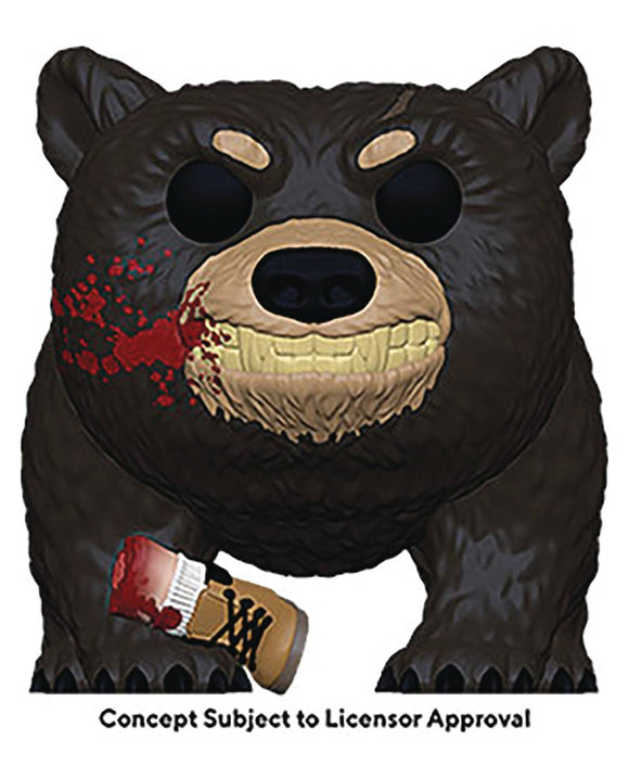 POP MOVIE COCAINE BEAR BEAR W/ LEG VIN FIG   - Toys and Models