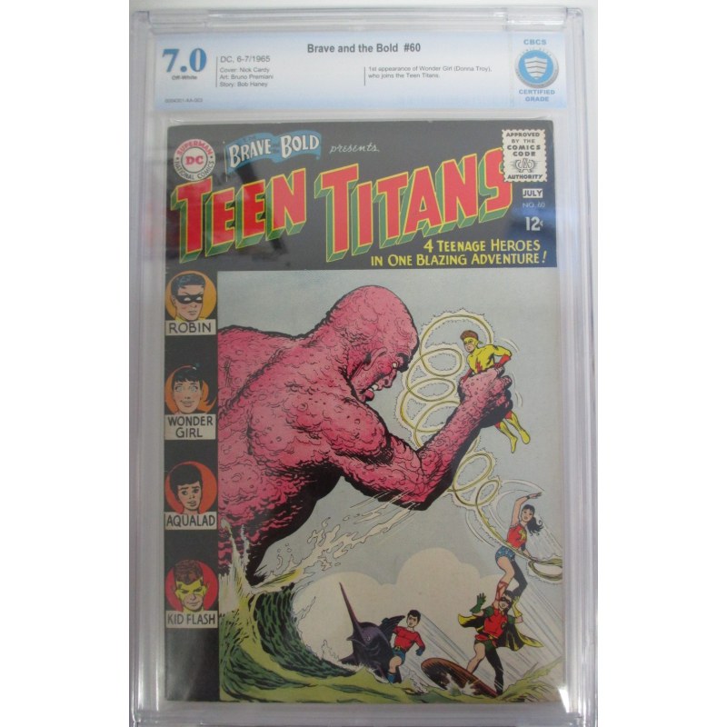 Brave And The Bold #60 Cbcs 7.0 First Donna Troy (Wonder Girl) – Emerald  City Comics