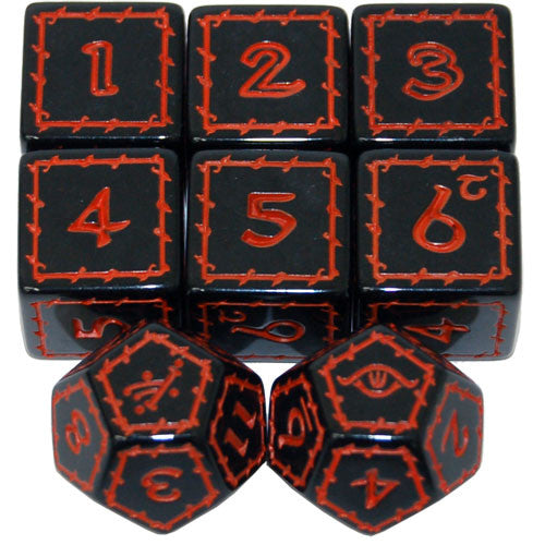 THE ONE RING RPG: BLACK DICE SET