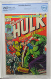 INCREDIBLE HULK #181 ~ MARVEL 1974 ~ CBCS 7.0 FN/VF ~ 1ST APPEARANCE OF WOLVERINE